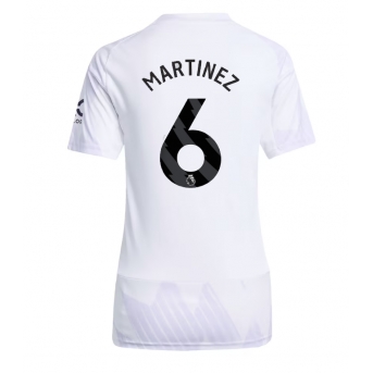 Billige Fotballdrakt Manchester United Lisandro Martinez #6 Replika Bortedrakt Dame 2025-26 Kortermet